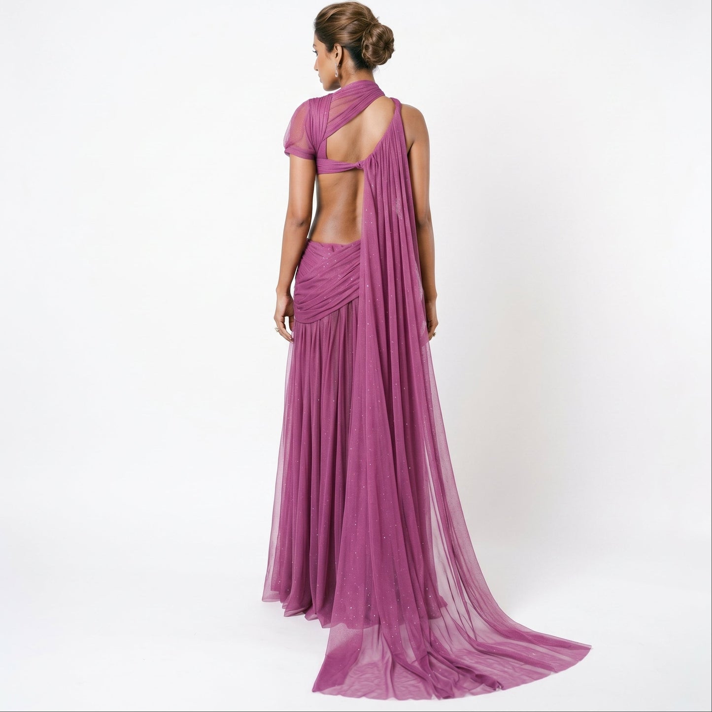 Elegant Purple Formal Dress for Wedding Guests and Cocktail Parties DONE