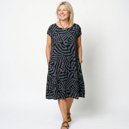 Elegant Round Neck Womens Summer Dress DONE