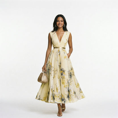 Elegant Sleeveless Summer Maxi Dress for Women