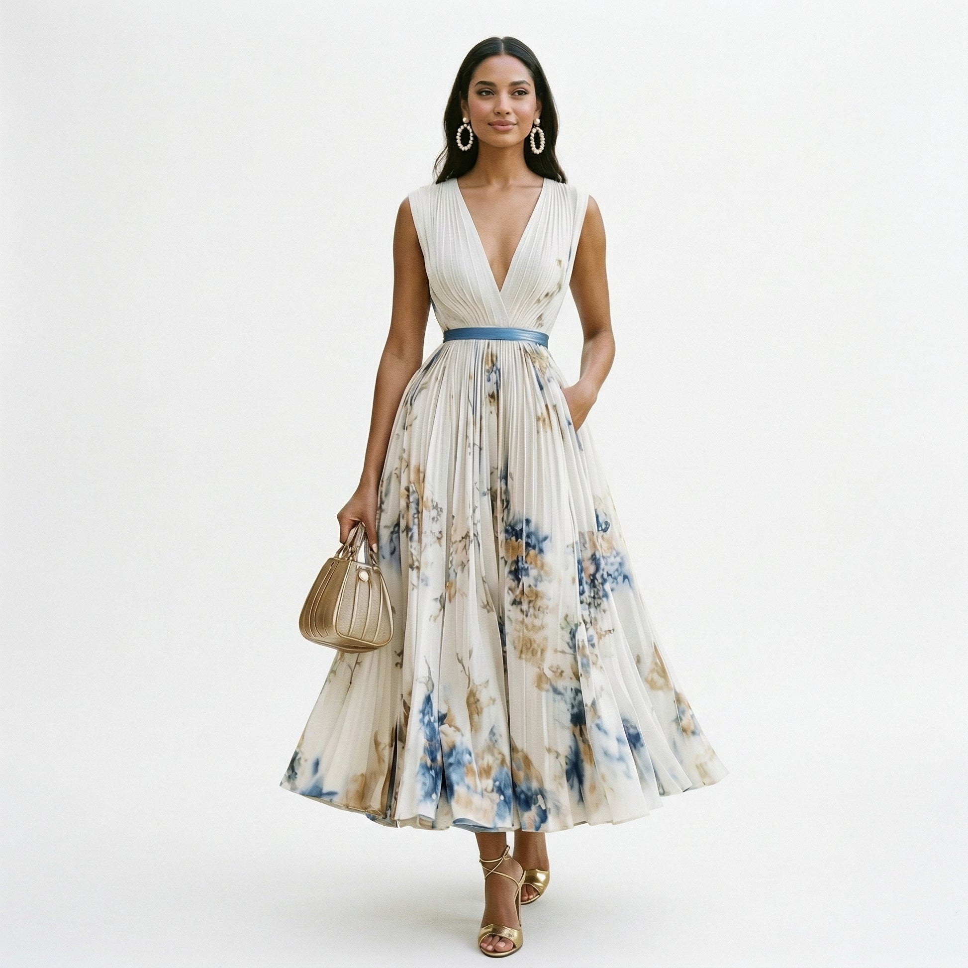 Elegant Sleeveless Summer Maxi Dress for Women