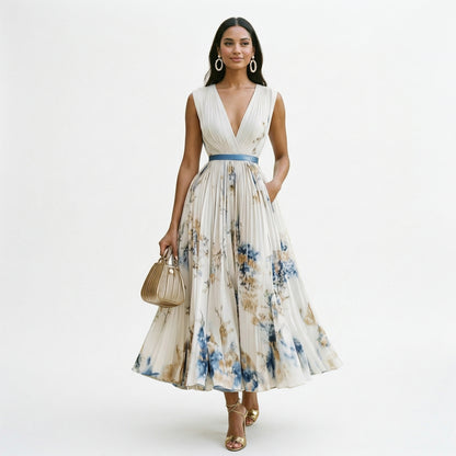 Elegant Sleeveless Summer Maxi Dress for Women