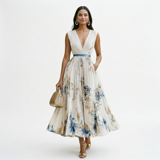 Elegant Sleeveless Summer Maxi Dress for Women