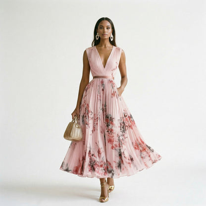 Elegant Sleeveless Summer Maxi Dress for Women