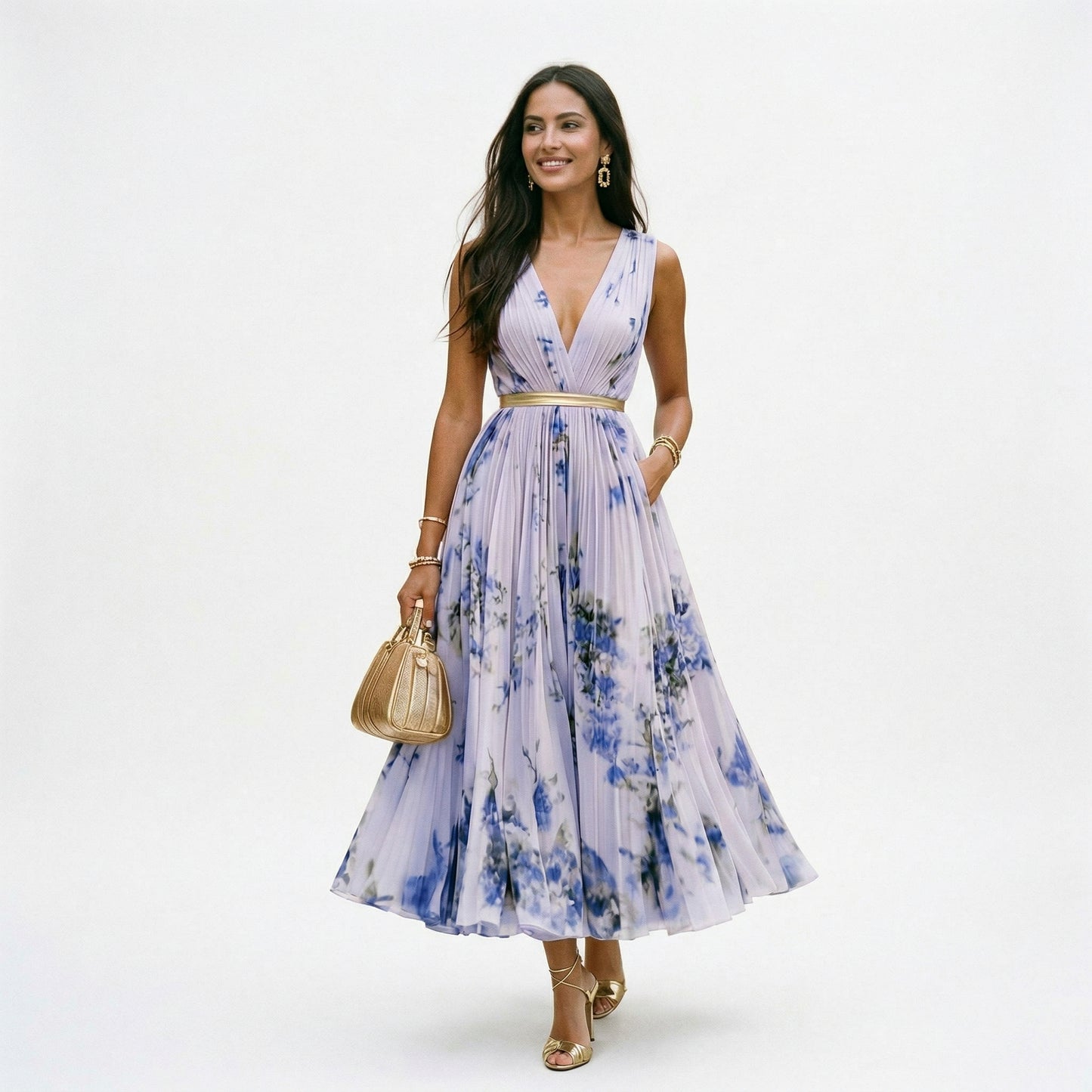 Elegant Sleeveless Summer Maxi Dress for Women