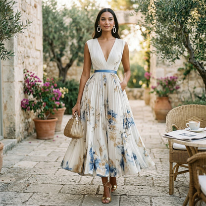 Elegant Sleeveless Summer Maxi Dress for Women