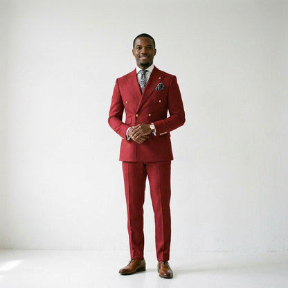 Elegant Slim Fit Wedding Suit Set for Men