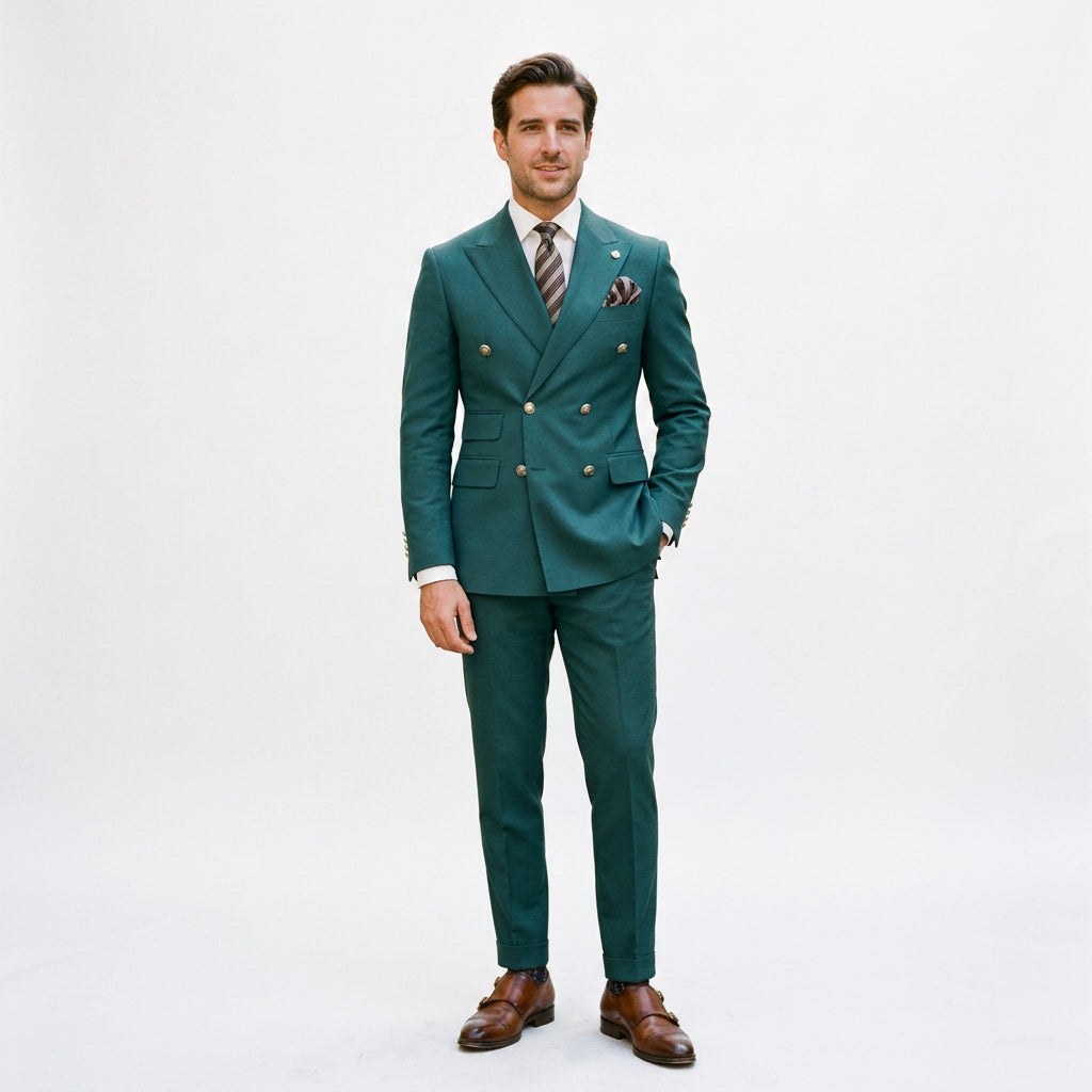 Elegant Slim Fit Wedding Suit Set for Men