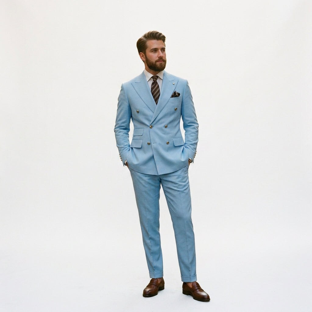 Elegant Slim Fit Wedding Suit Set for Men