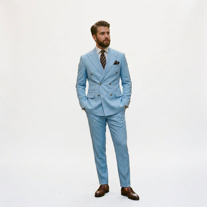 Elegant Slim Fit Wedding Suit Set for Men