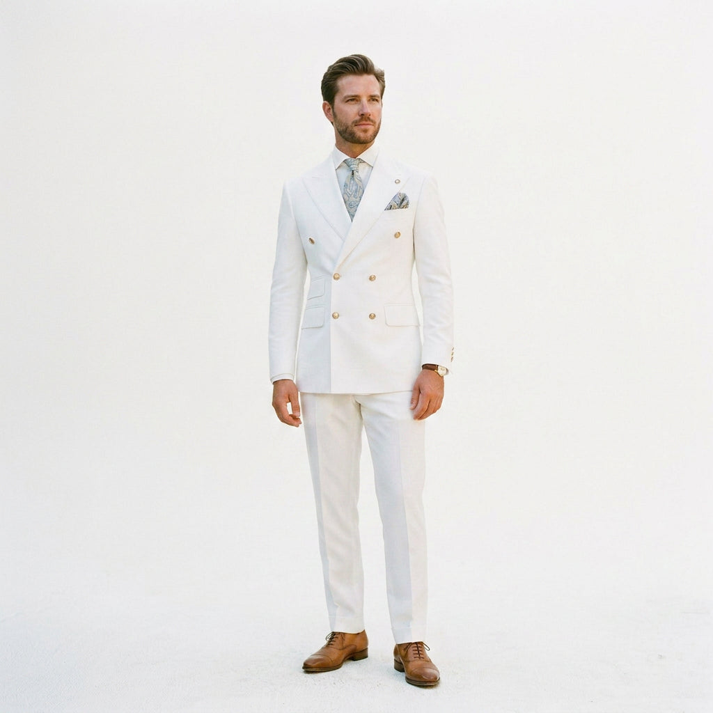 Elegant Slim Fit Wedding Suit Set for Men