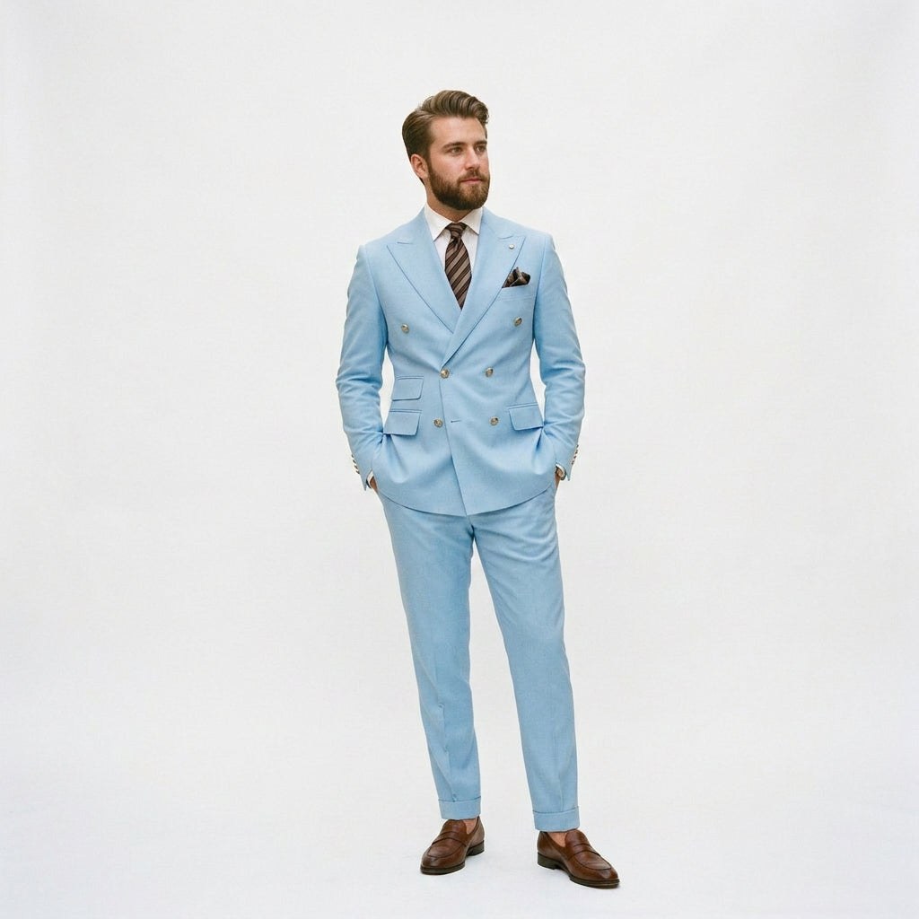 Elegant Slim Fit Wedding Suit Set for Men