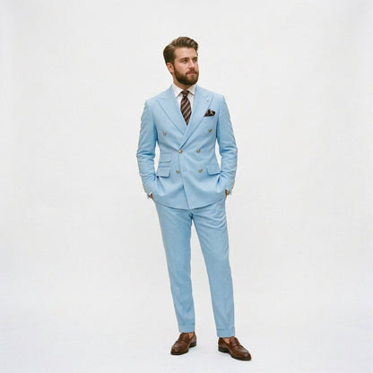 Elegant Slim Fit Wedding Suit Set for Men