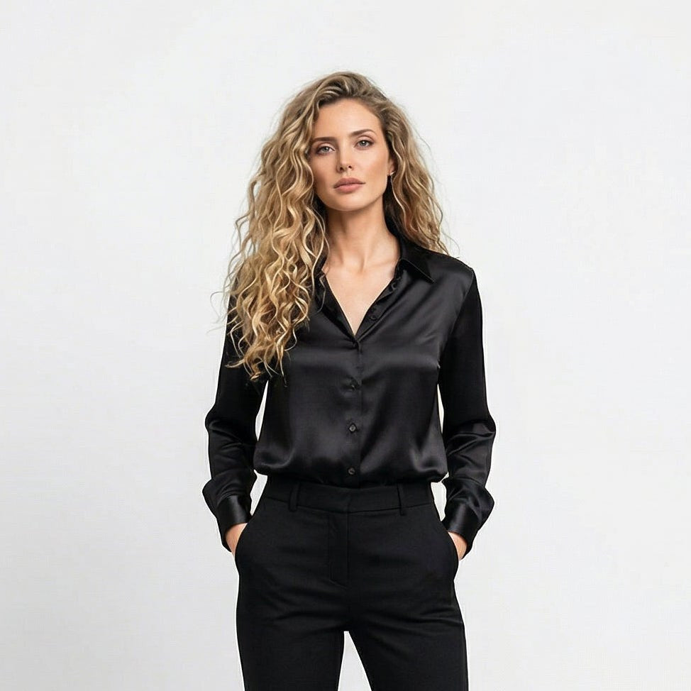 Elegant White Blouse for Women - Plus Size Available