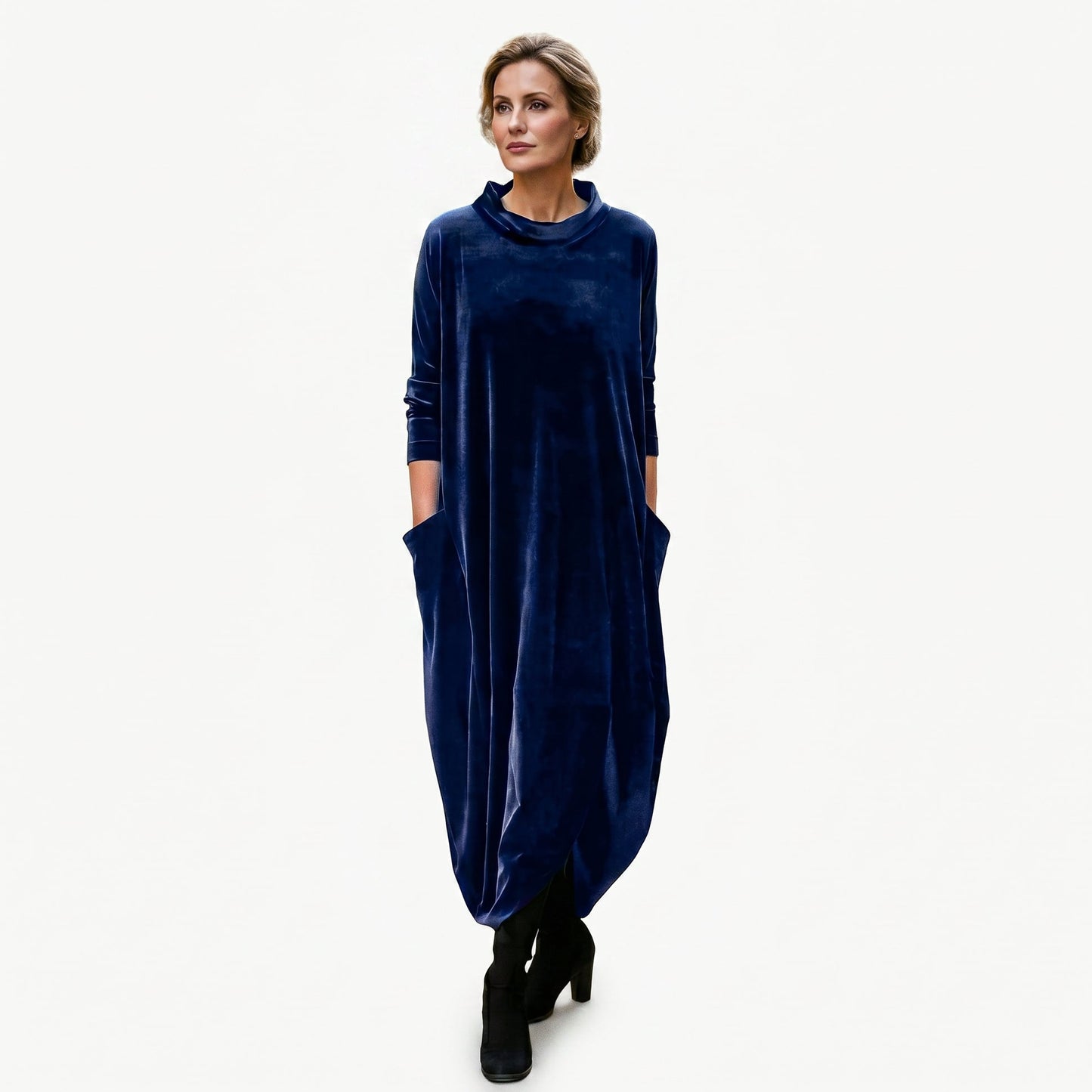 Elegant White Midi Dress for Women DONE