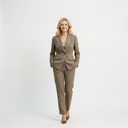Elegant Women's Pant Suit Set