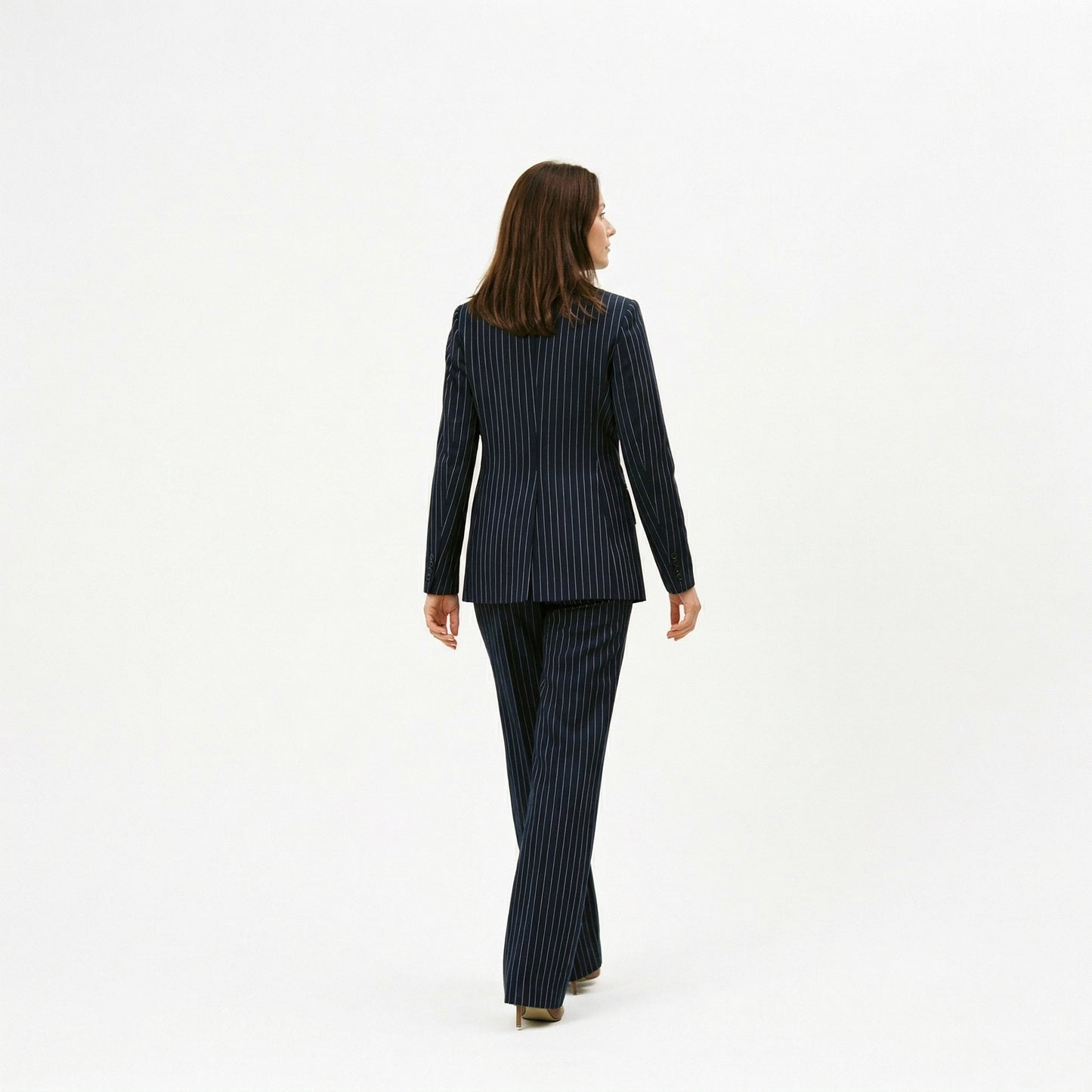 Elegant Women's Suit Set with Wide Legs
