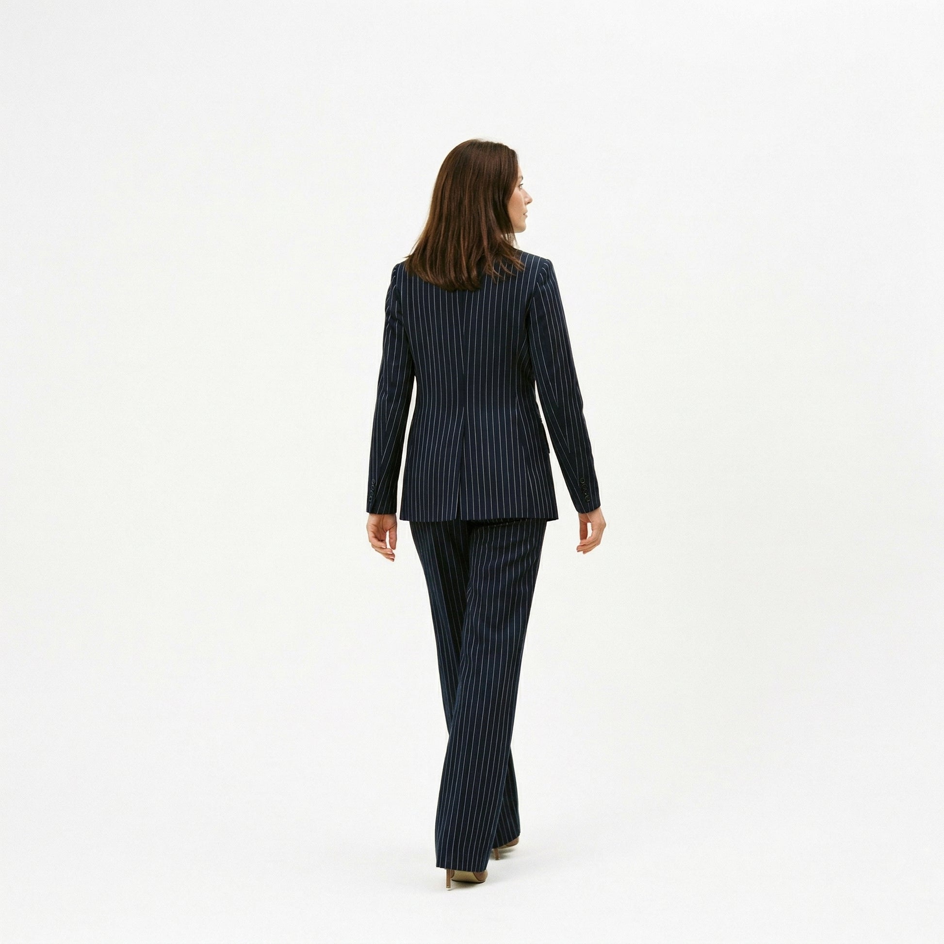 Elegant Women's Suit Set with Wide Legs