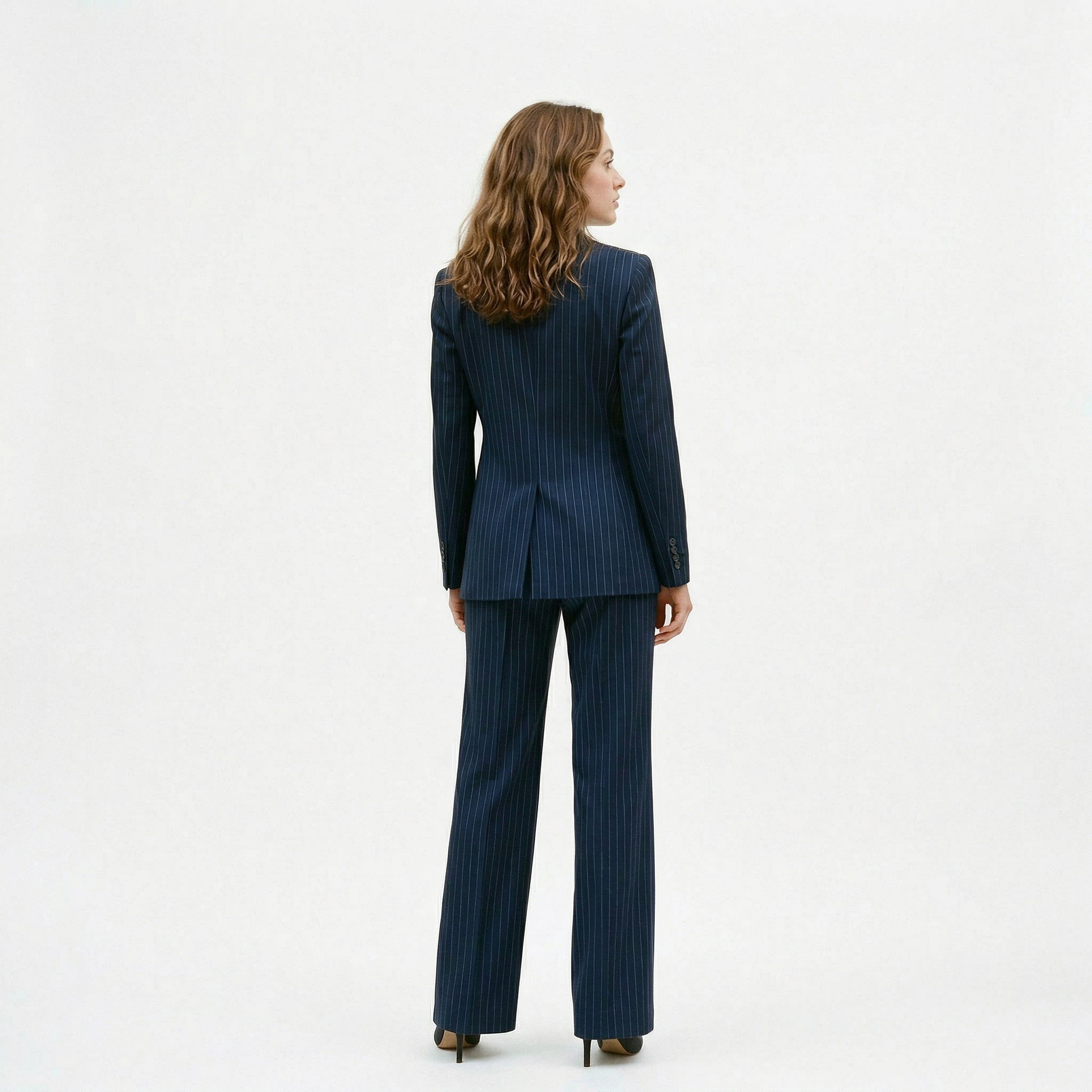 Elegant Women's Suit Set with Wide Legs