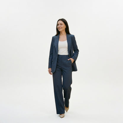 Elegant Women's Suit with Accessories Set
