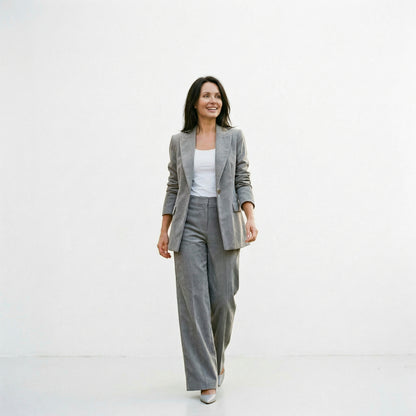 Elegant Women's Suit with Accessories Set