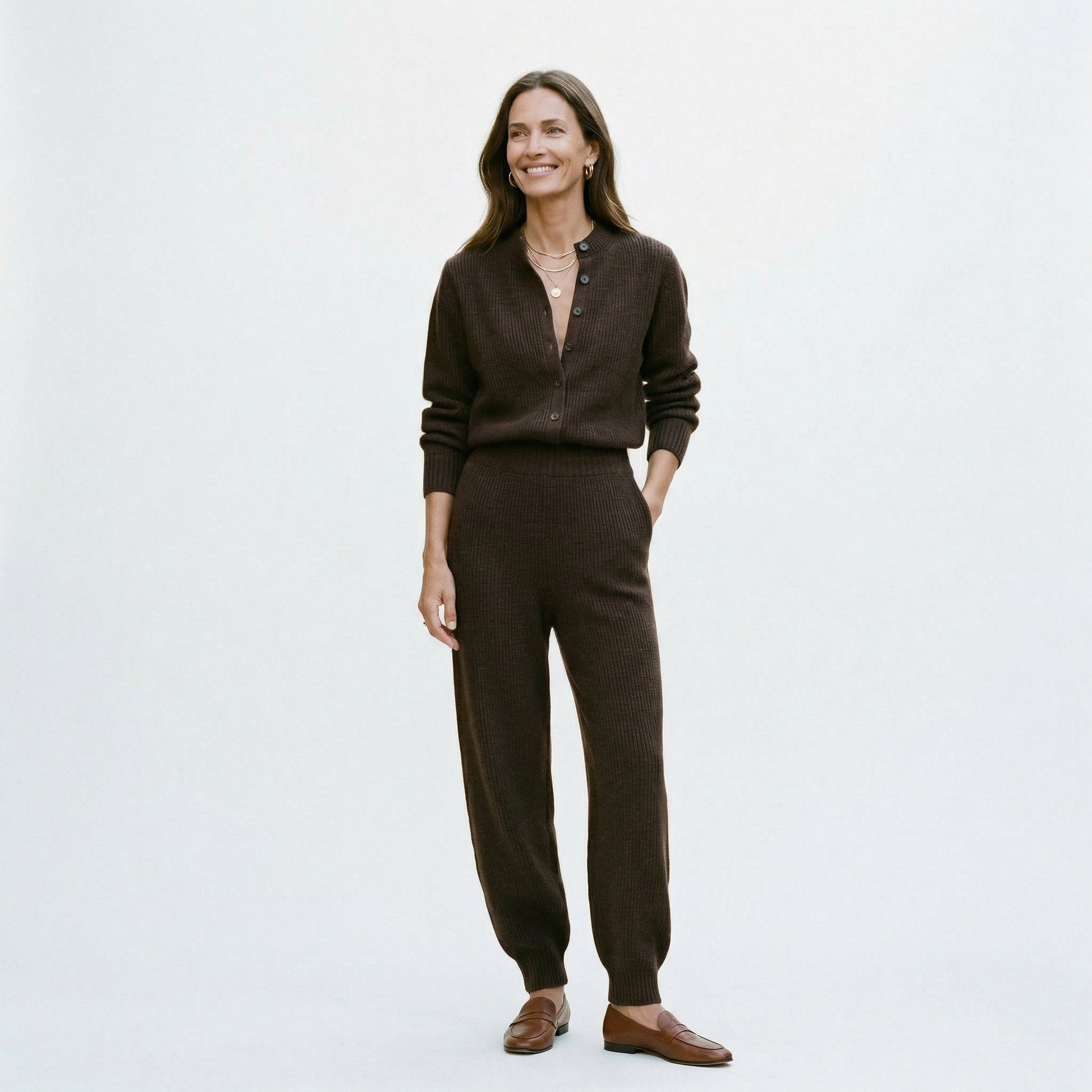 Elegant Wool Blend Jumpsuit for Women