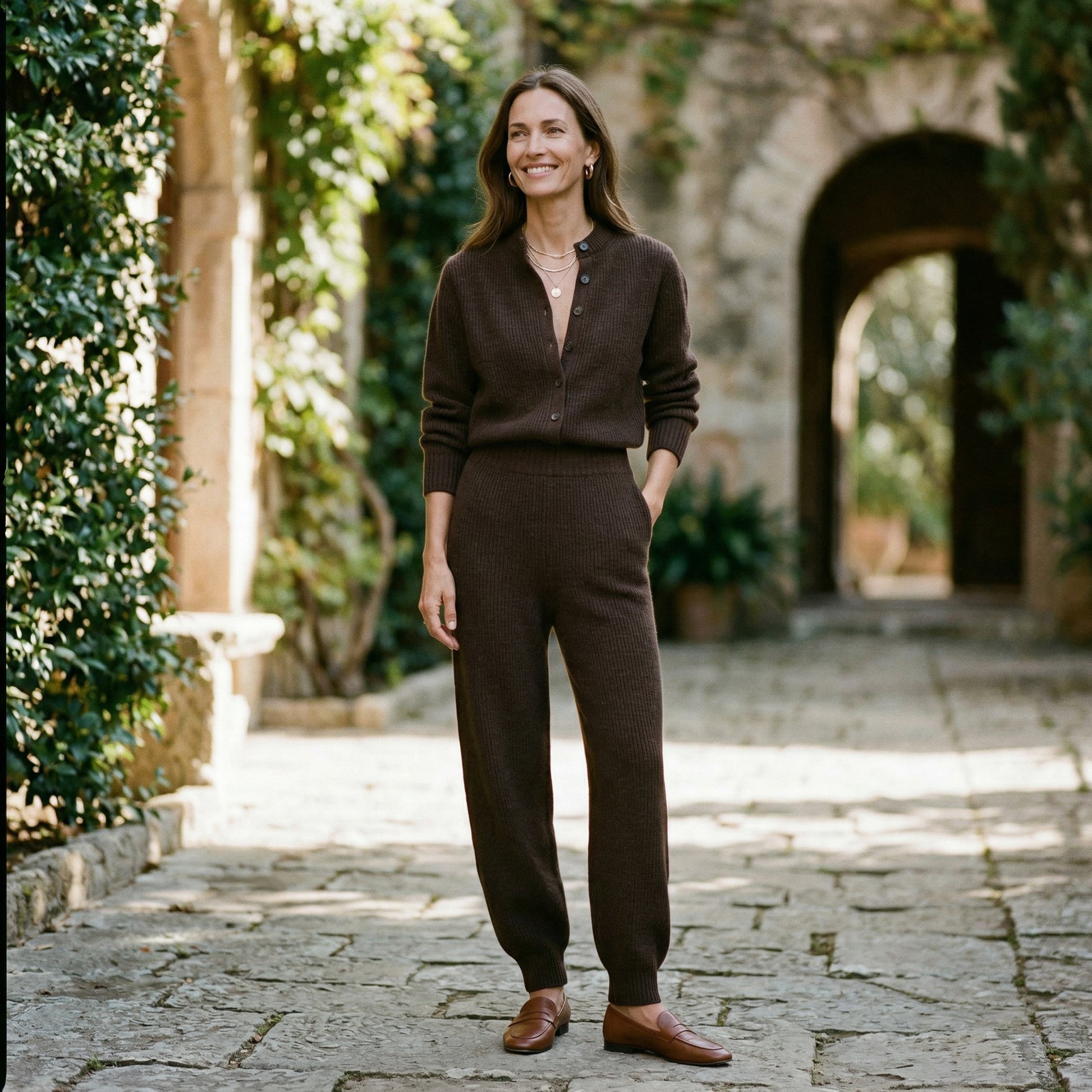 Elegant Wool Blend Jumpsuit for Women