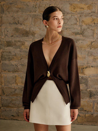 Elegant Knit Cardigan Sweater for Women 0