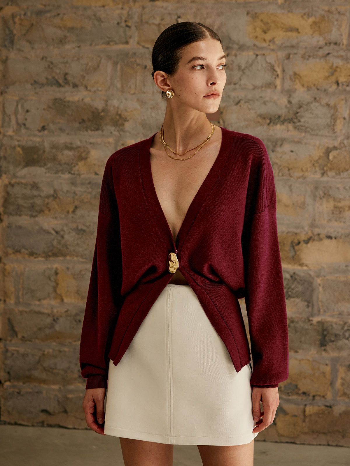 Elegant Knit Cardigan Sweater for Women 11