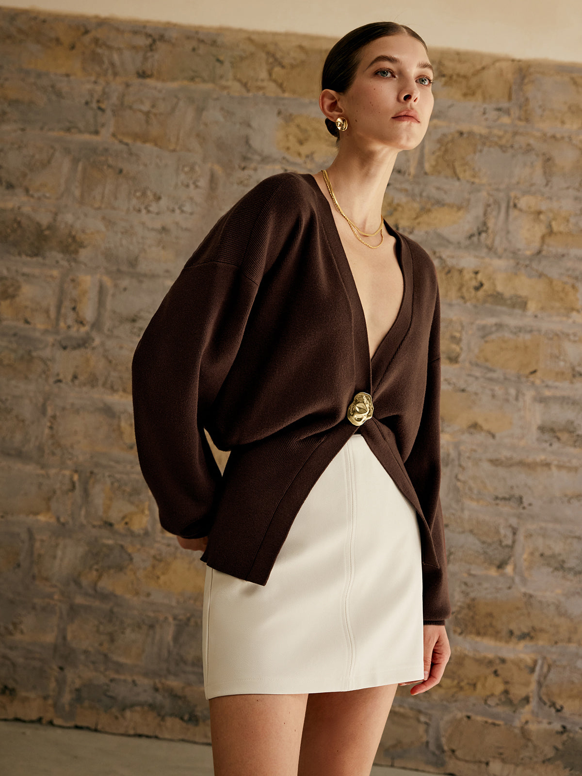 Elegant Knit Cardigan Sweater for Women 3