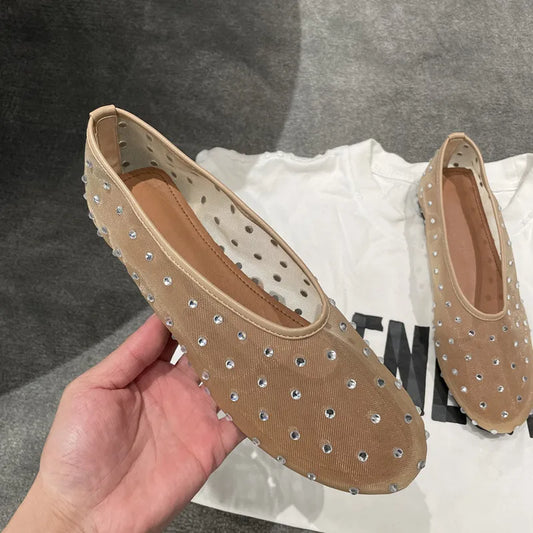 Elegant Mesh Ballet Flats for Women 1