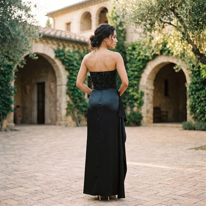 Elena - Elegant Beaded Corset Evening Maxi Dress DONE 05-23-2026
