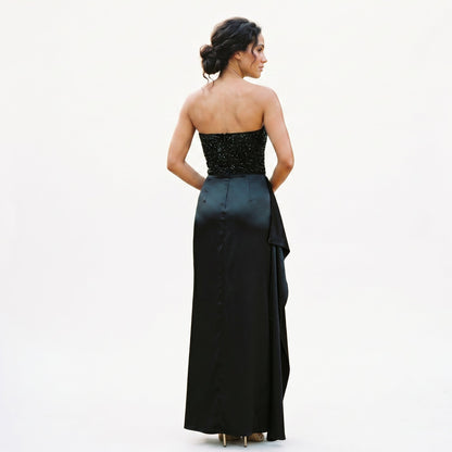 Elena - Elegant Beaded Corset Evening Maxi Dress DONE 05-23-2026