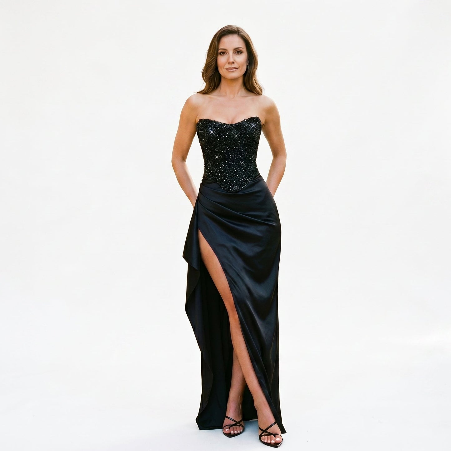 Elena - Elegant Beaded Corset Evening Maxi Dress DONE 05-23-2026
