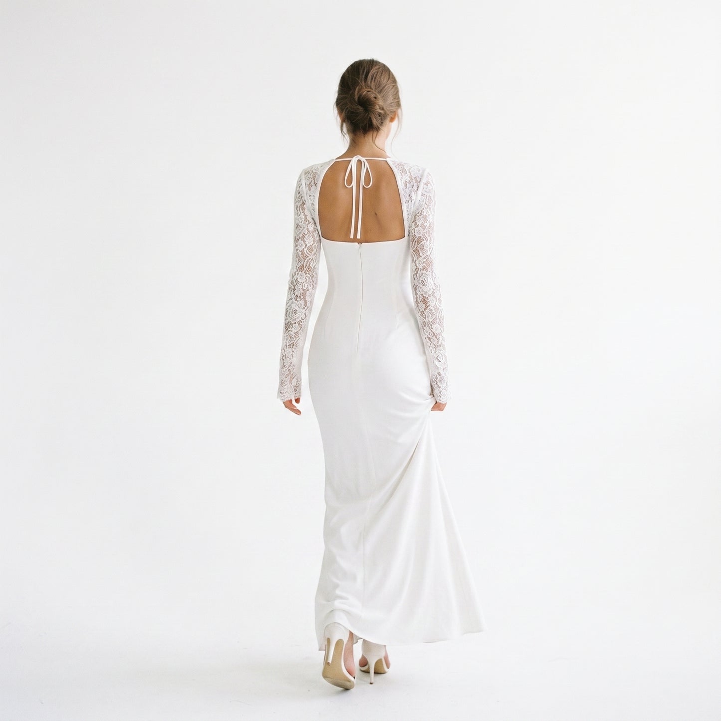 Elena - Elegant Lace Maxi Dress for Evening Events DONE