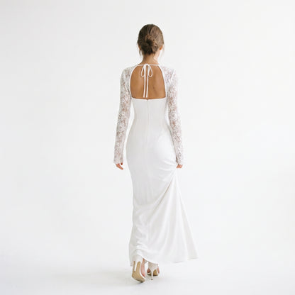 Elena - Elegant Lace Maxi Dress for Evening Events DONE