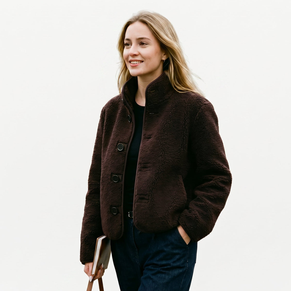 Emilia - Cozy Autumn Women's Teddy Fleece Jacket DONE 05-08-2026