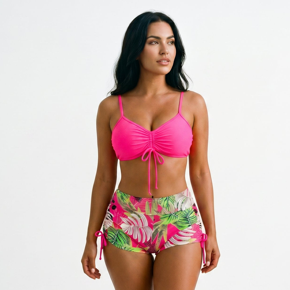 Esmeralda - Stylish High Waisted Bikini Shorts DONE 05-14-2026
