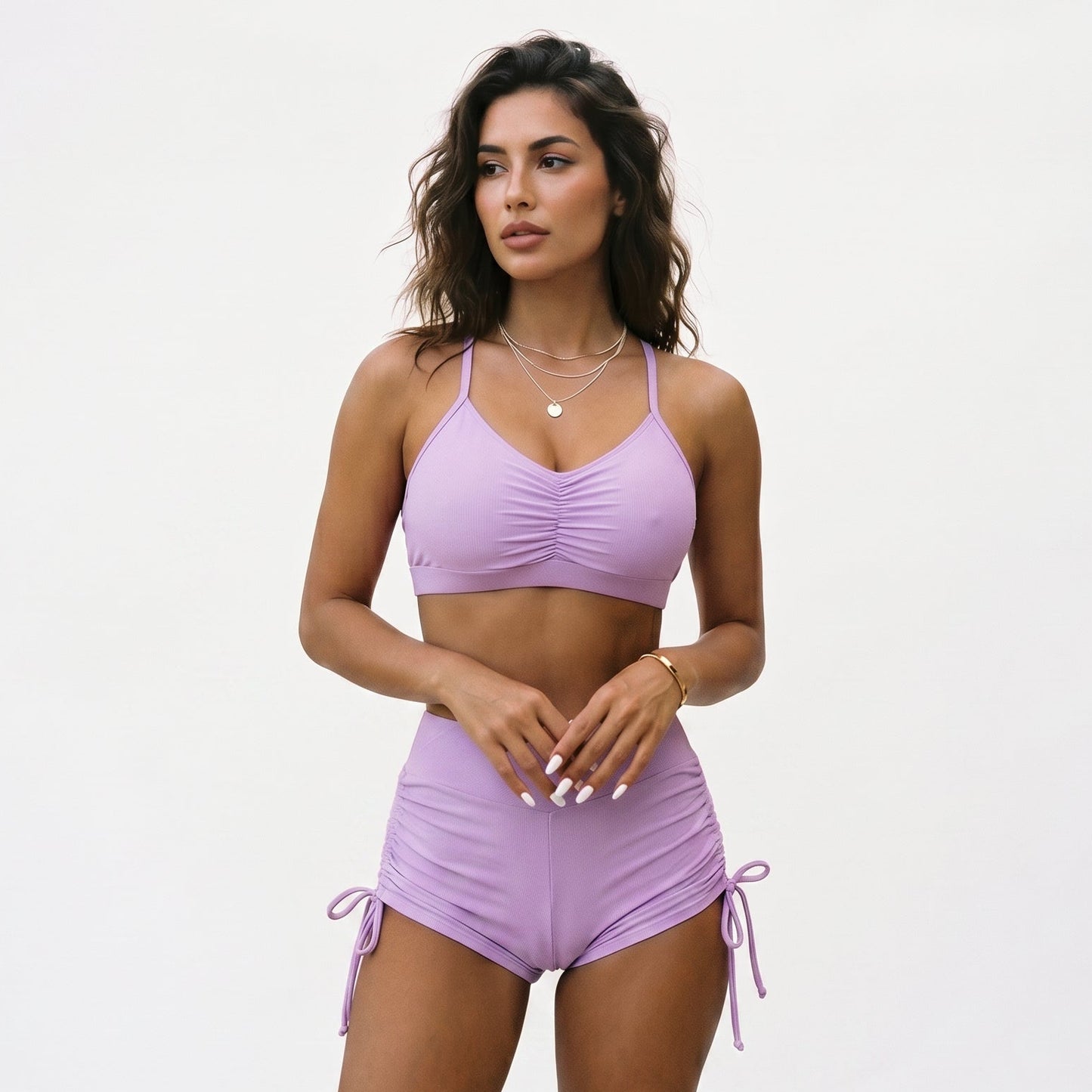 Esmeralda - Stylish High Waisted Bikini Shorts DONE 05-14-2026