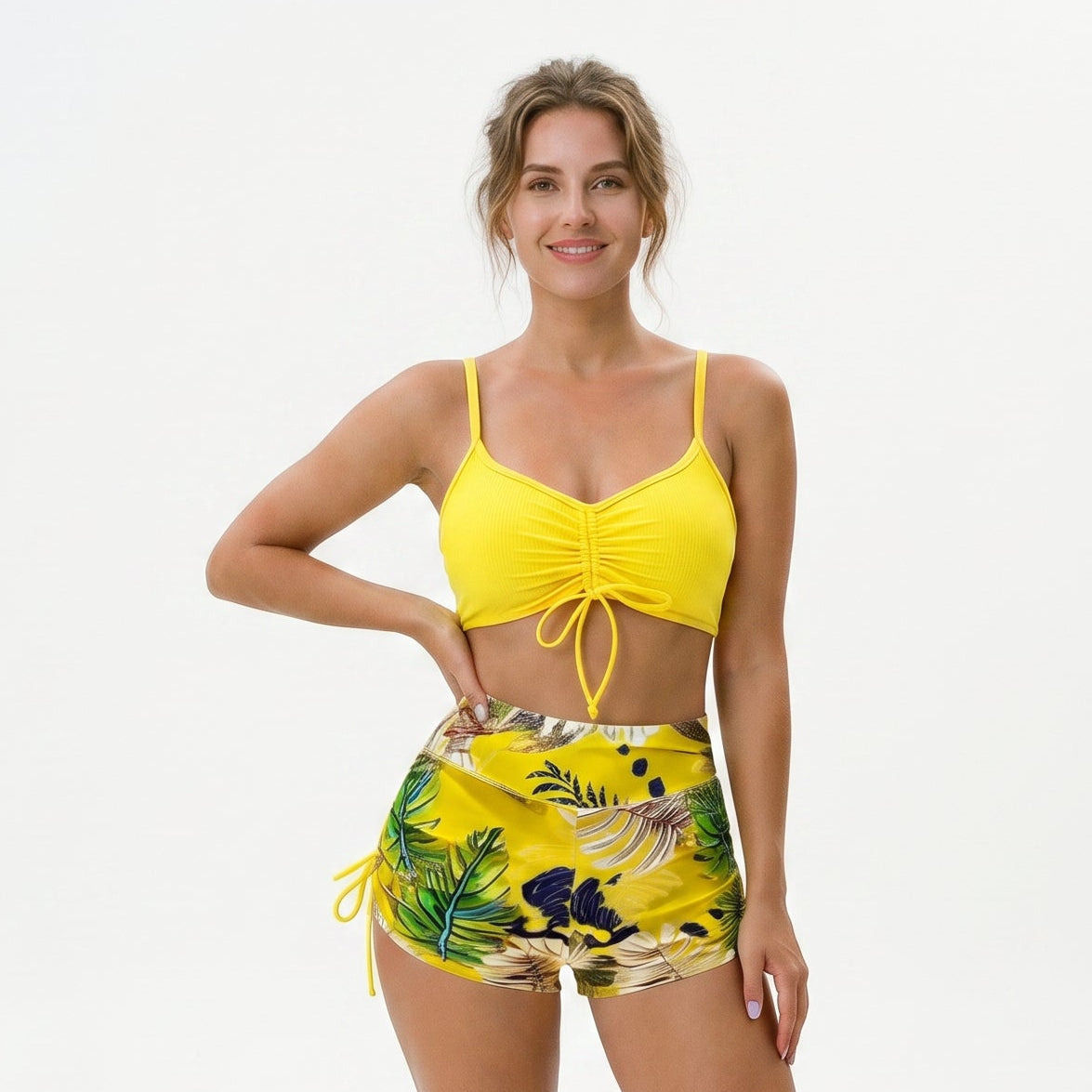 Esmeralda - Stylish High Waisted Bikini Shorts DONE 05-14-2026