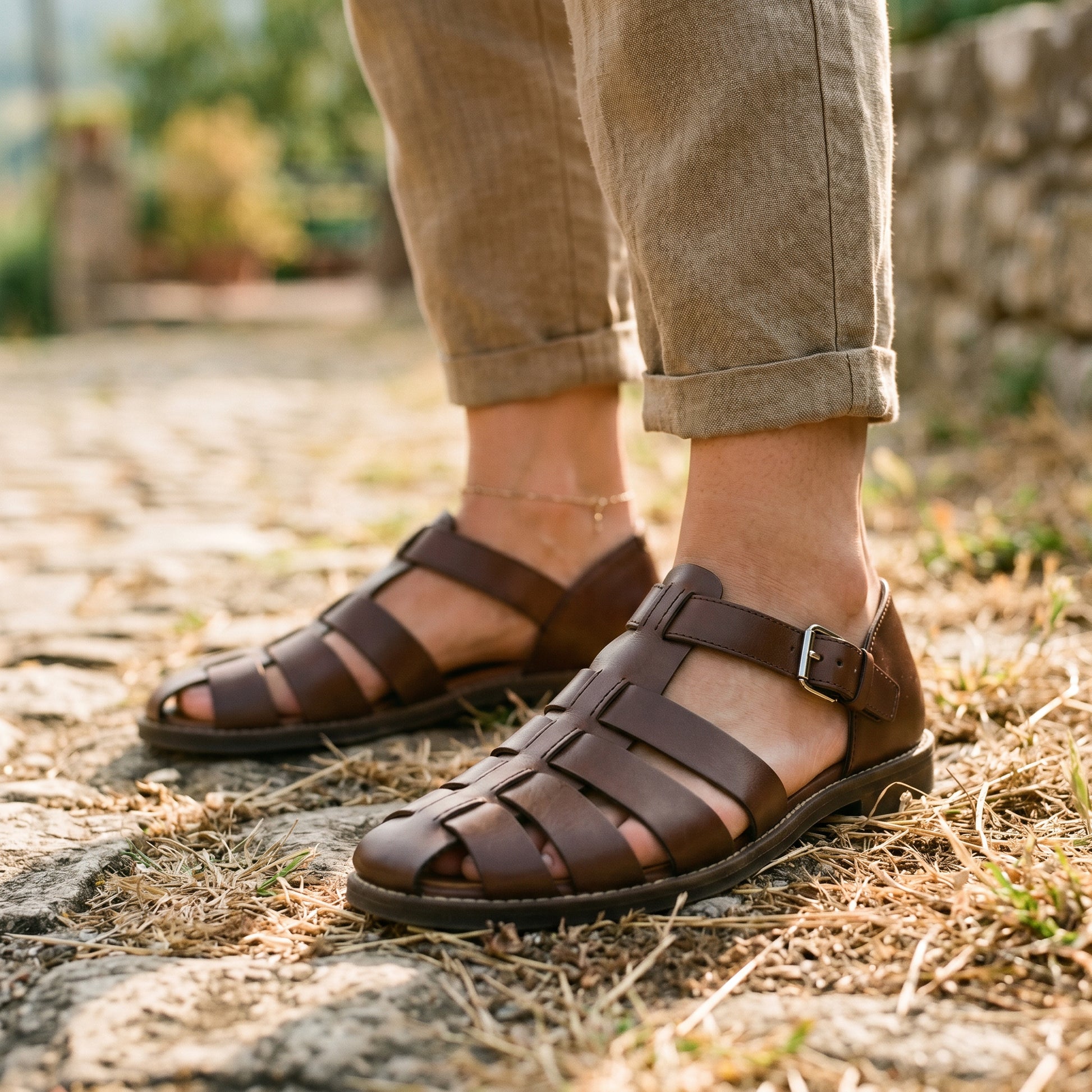 Ethan | Stylish Comfortable Mens Leather Sandals DONE 05-27-2026