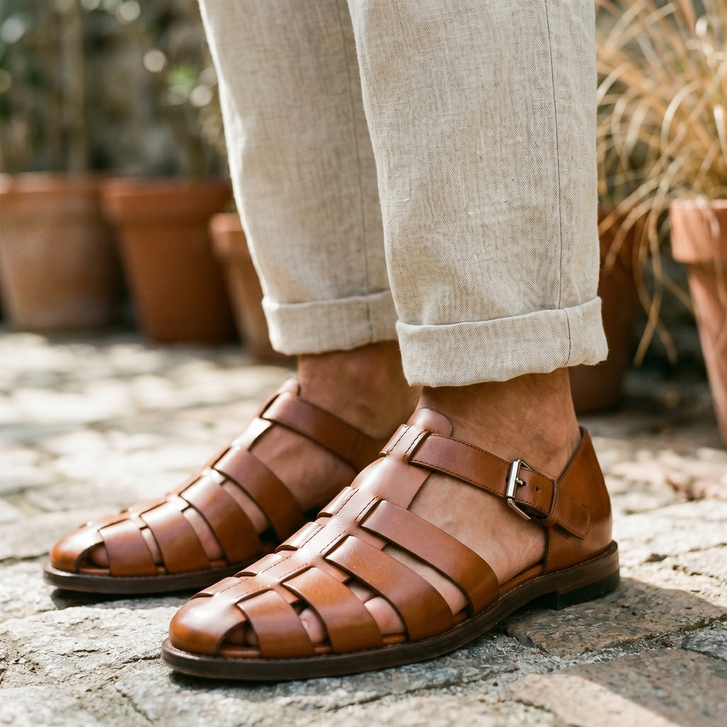 Ethan | Stylish Comfortable Mens Leather Sandals DONE 05-27-2026