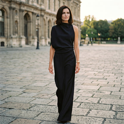Evangeline - Elegant Wide Leg Women's Jumpsuit DONE 06-22-2026