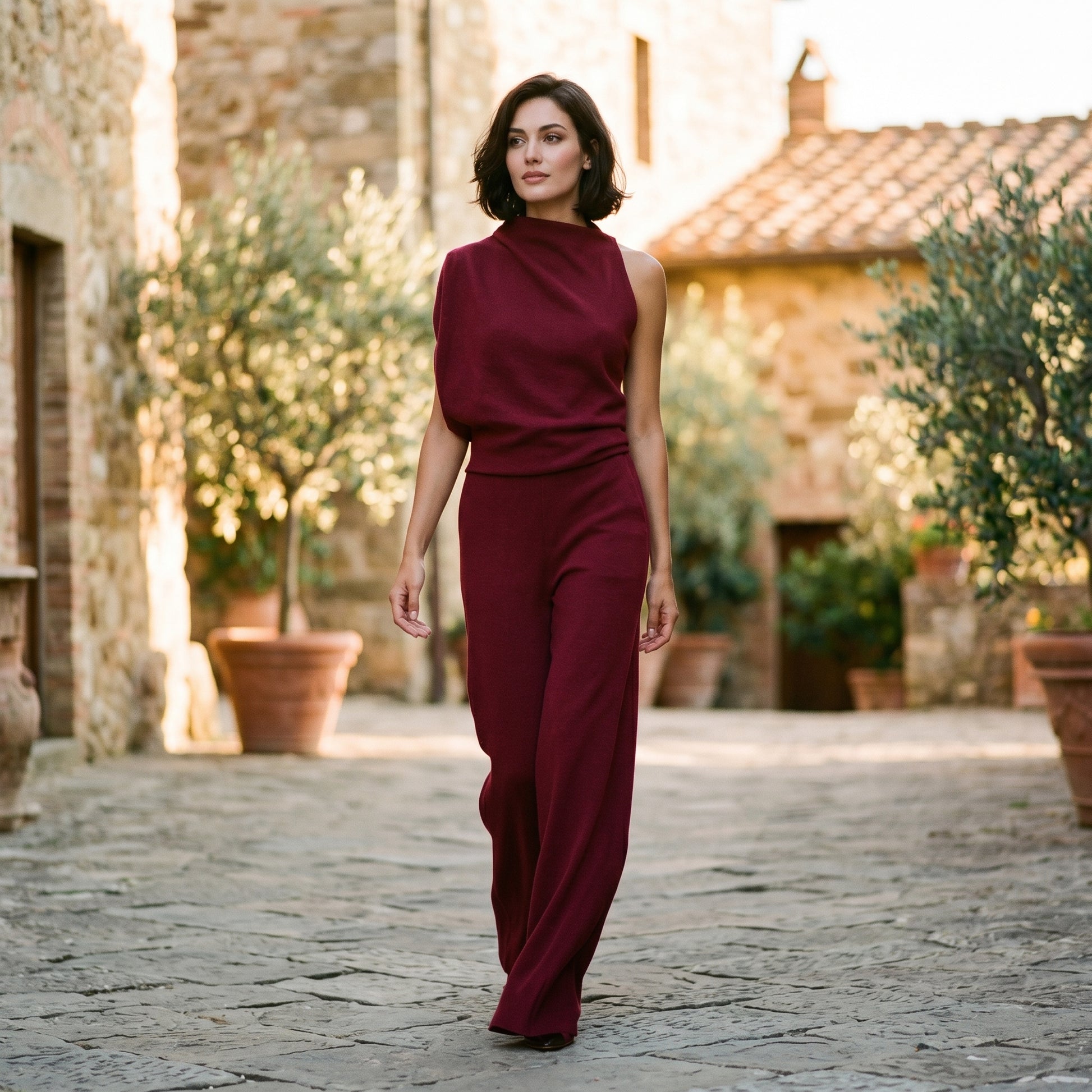 Evangeline - Elegant Wide Leg Women's Jumpsuit DONE 06-22-2026