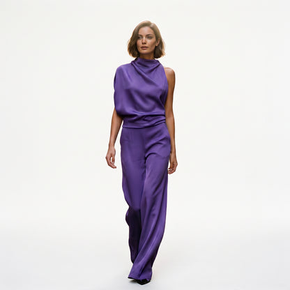 Evangeline - Elegant Wide Leg Women's Jumpsuit DONE 06-22-2026