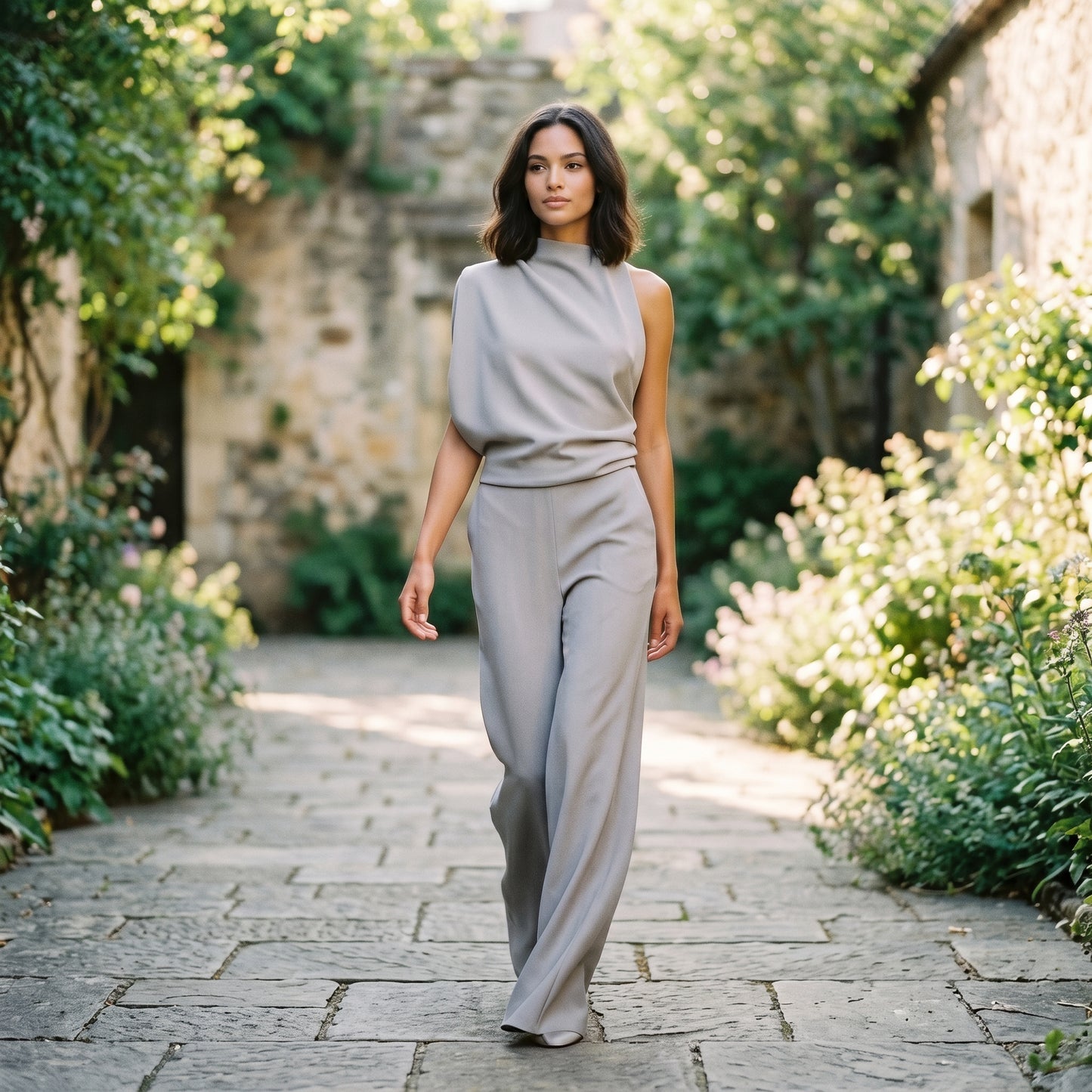 Evangeline - Elegant Wide Leg Women's Jumpsuit DONE 06-22-2026