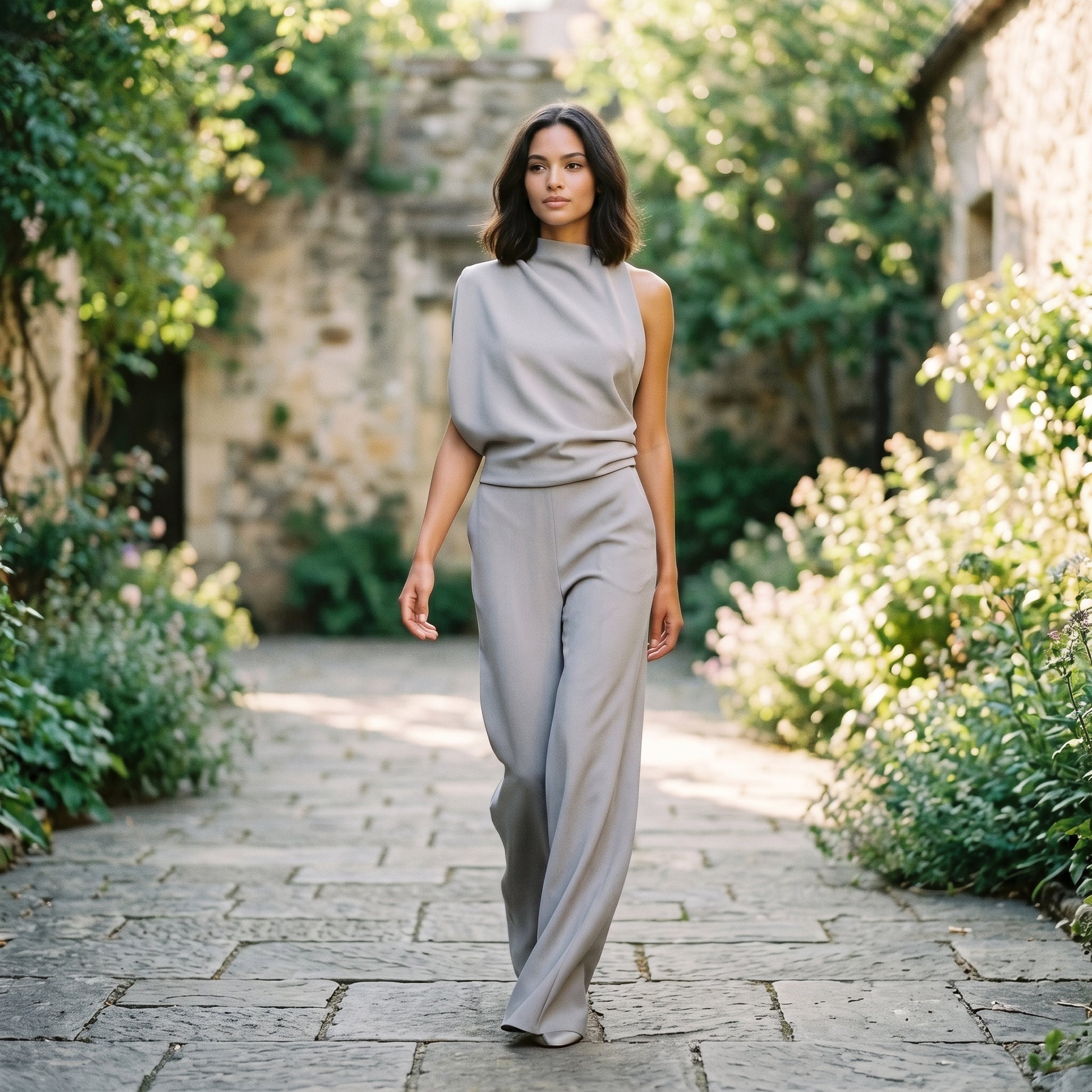Evangeline - Elegant Wide Leg Women's Jumpsuit DONE 06-22-2026