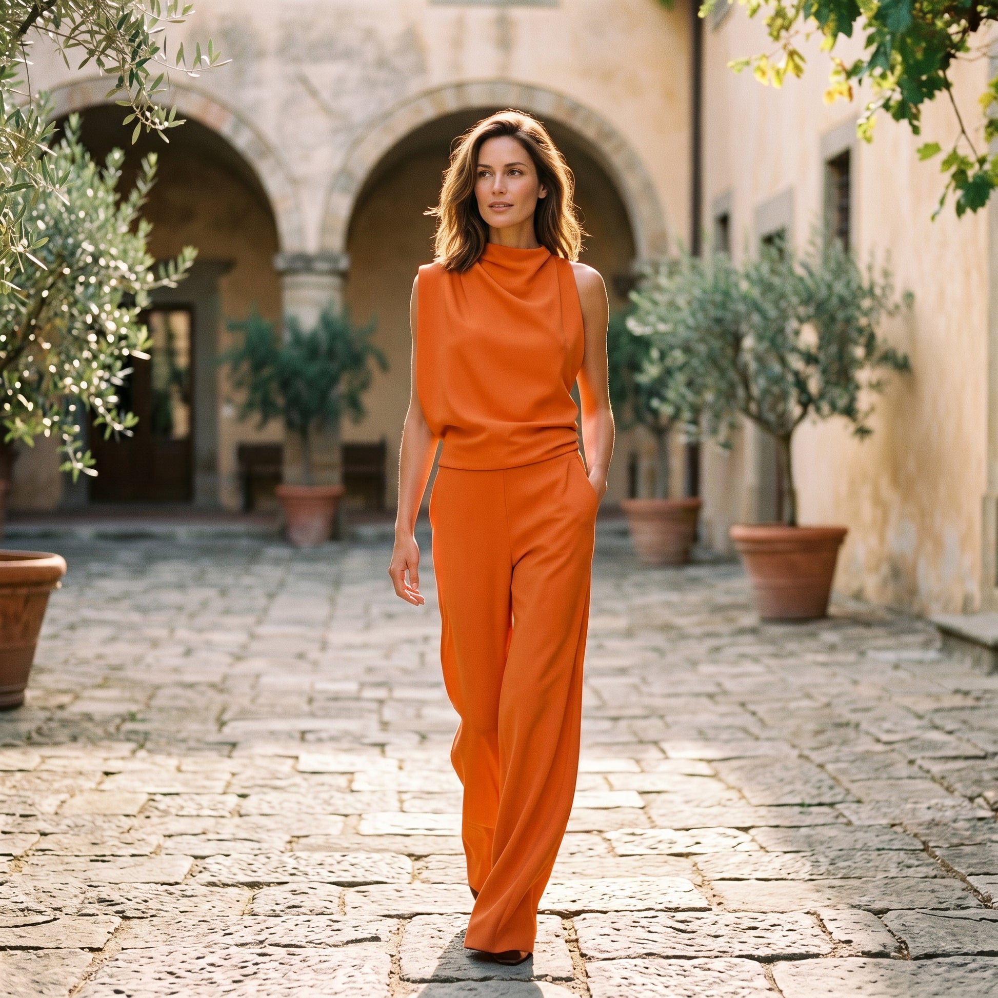 Evangeline - Elegant Wide Leg Women's Jumpsuit DONE 06-22-2026
