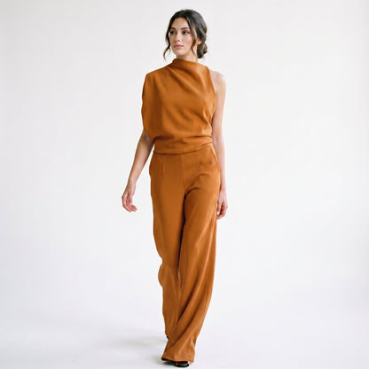 Evangeline - Elegant Wide Leg Women's Jumpsuit DONE 06-22-2026