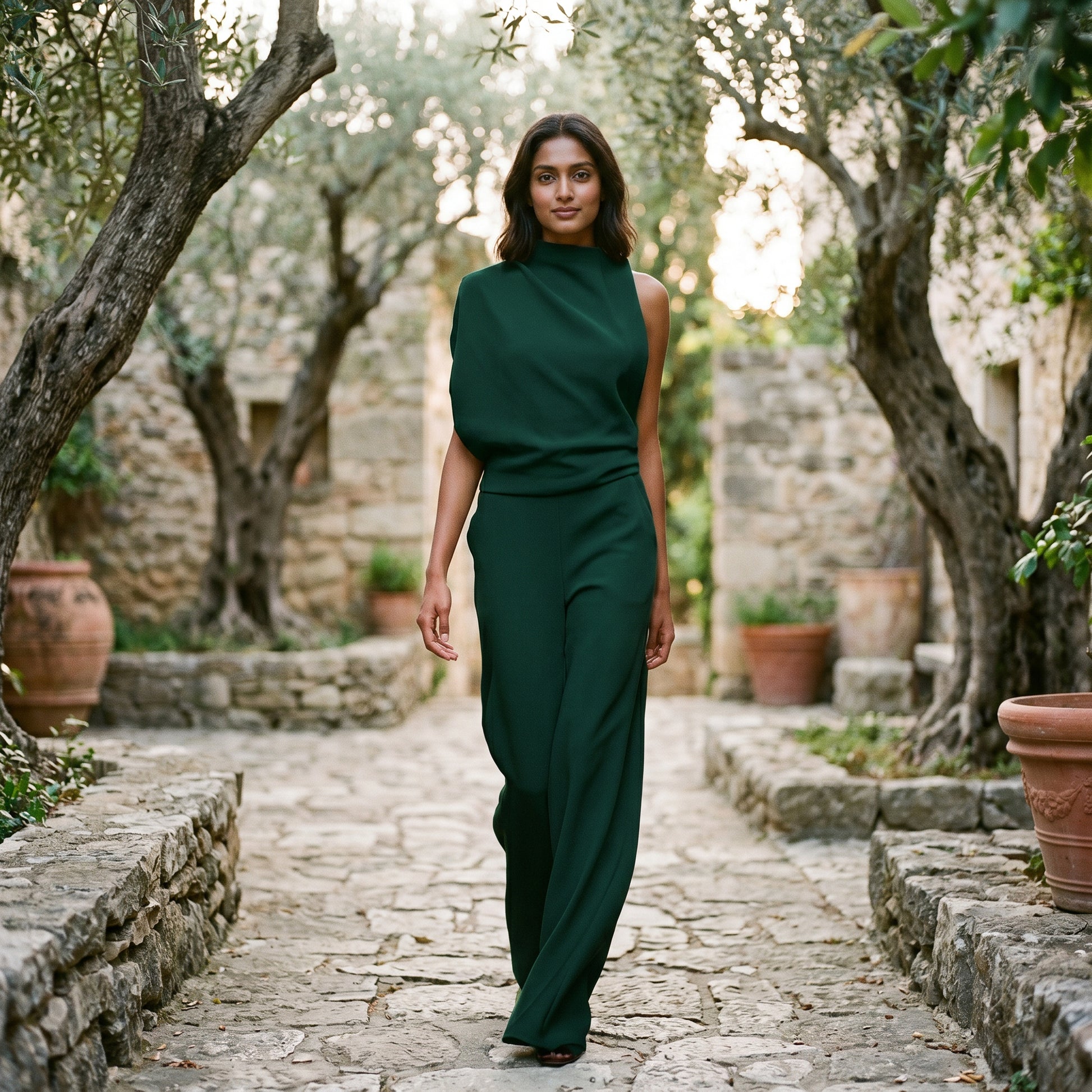 Evangeline - Elegant Wide Leg Women's Jumpsuit DONE 06-22-2026