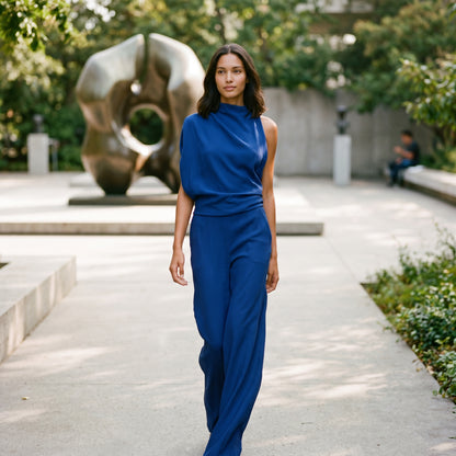 Evangeline - Elegant Wide Leg Women's Jumpsuit DONE 06-22-2026